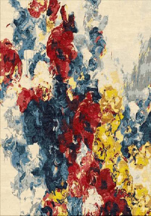 Buy Hand Knotted Rugs and Carpets Online - F01(HK)(5-Contrast-1)-Option 1