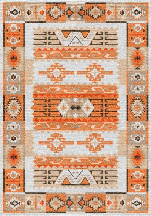 Buy Flatweave Rugs and Carpets Online - K07(FW)(1-Warm-3)