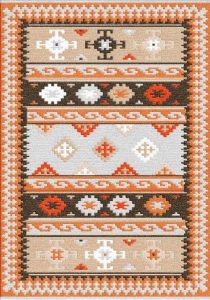 Buy Flatweave Rugs and Carpets Online - K11(FW)(1-Warm-3)