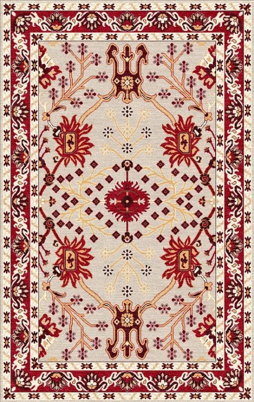 Buy Hand Tufted rugs and carpet online - P02(HT)(1-Warm-2)