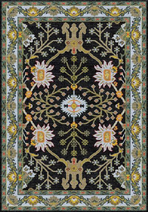 Buy Hand Tufted Rugs and Carpets Online - P02(HT)(5-Contrast-1)