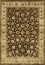 Buy Hand Knotted Rugs and Carpets Online - P05((HK)(10x8)(W)(EG(S)-1 CHOCOLATE BROWN-IVORY)(Option 5 of 6) - Wool Effect