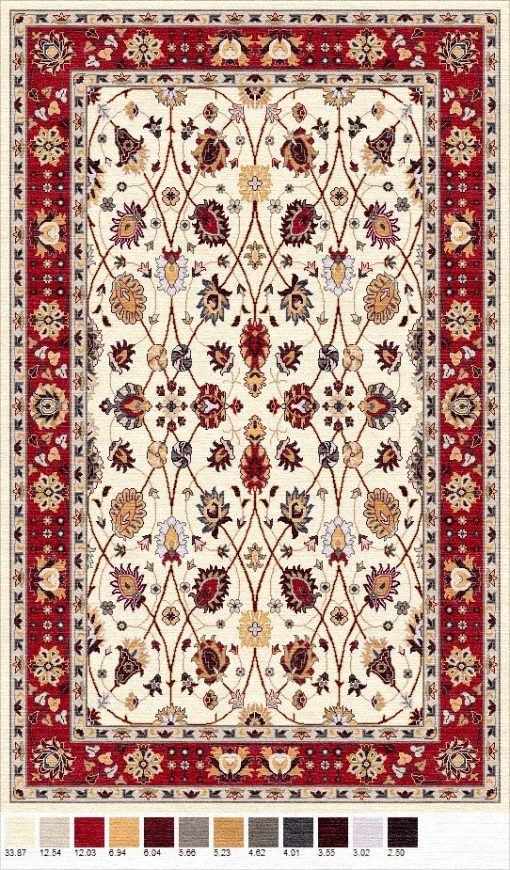 Buy Hand Tufted rugs and carpet online - P07(HT)(1-Warm-2)