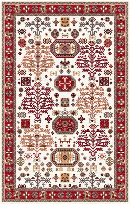 Buy Hand Tufted rugs and carpet online - P18(HT)(1-Warm-2)