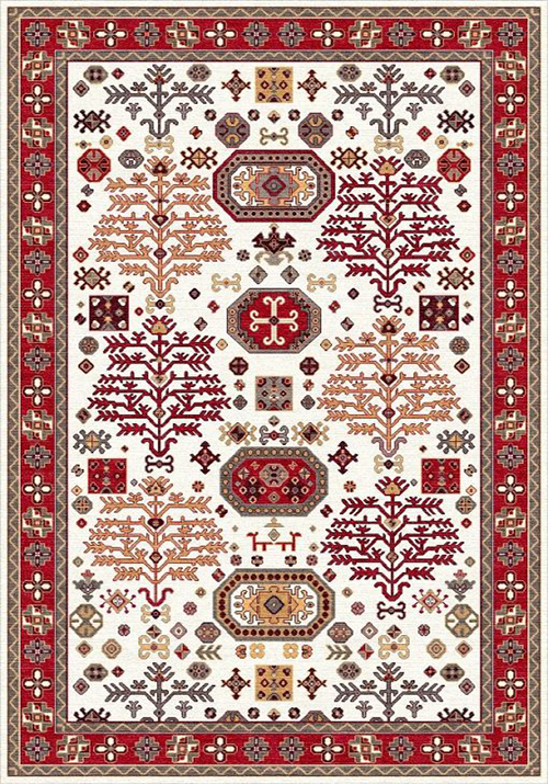 Buy Hand Tufted Rugs and Carpets Online - P18(HT)(1-Warm-2)