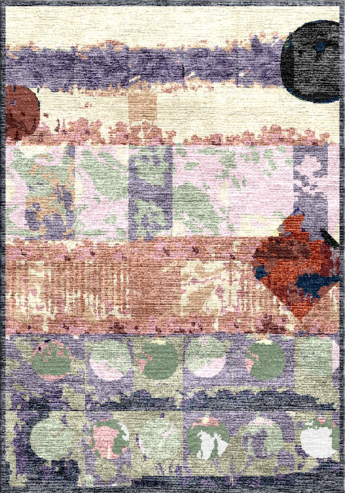 Buy Hand Knotted Rugs and Online - (Bandhej)(HK)(213x152cm)(BS+T)