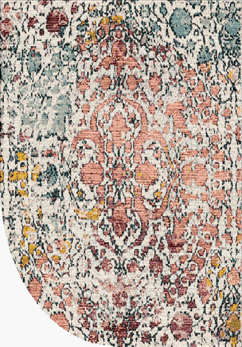 Buy Hand Knotted Rugs and Carpets Online - RM479-(CST)(HK)(156x150cm)(W+S)