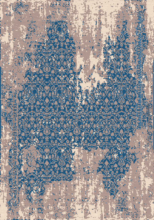 Buy Hand Knotted Rugs and Carpets Online - BP11-(CST)(HK)(274x274cm)(W+T)(High Low)